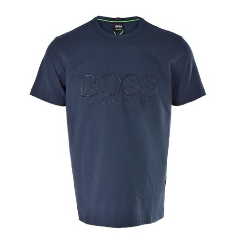HUGO BOSS/雨果波士  男装 服装 棉质混纺LOGO标识时尚休闲 男士短袖T恤