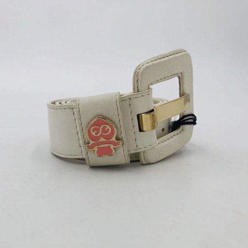 ESCADA/爱斯卡达白色皮质腰带  512202271  瑕疵折扣