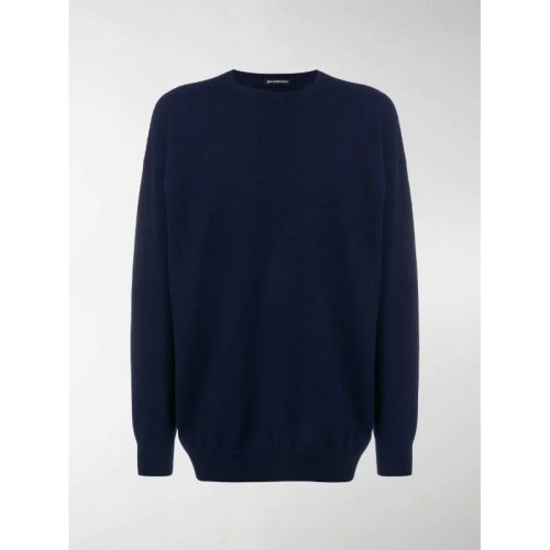  Balenciaga/巴黎世家 男士海军蓝羊绒针织衫/毛衣 583111 T4092 4140 PLFSX