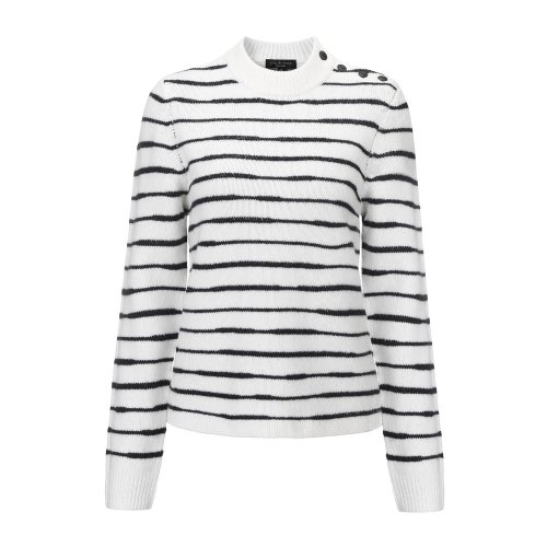 RAG & BONE 条纹元素 时尚 女士针织衫/毛衣 W285603KD