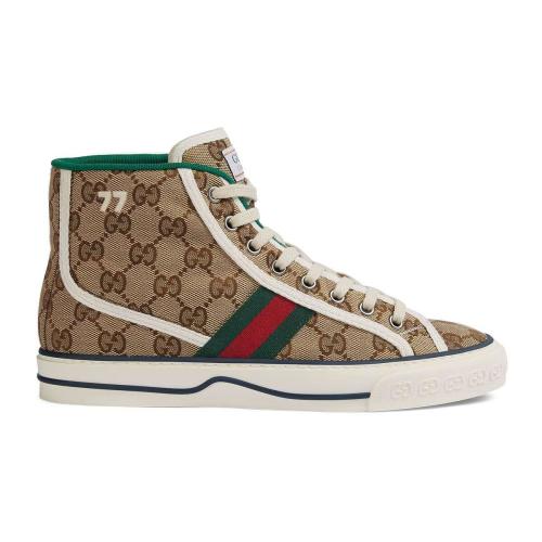  GUCCI古驰 22年秋冬 女士 Gucci Tennis 1977系列女士高帮运动鞋 627838 HVK70 9765