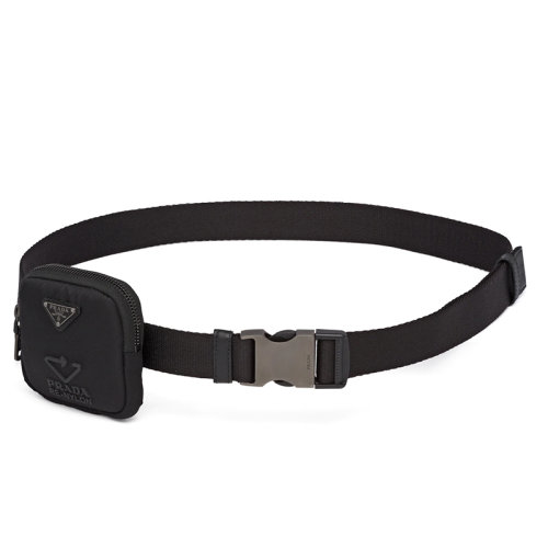 PRADA/普拉达  女士黑色编织尼龙腰带30毫米1CN076_2DMM_F0002