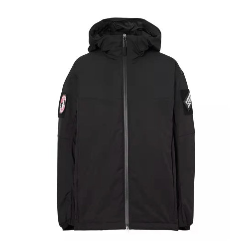 BURBERRY/博柏利 黑色连帽男士棉服