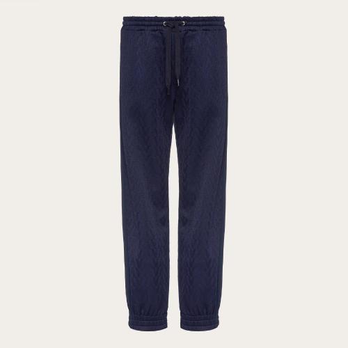  VALENTINO华伦天奴 22年秋冬 男士 休闲裤 PANTALON A_VEC JACQUARD OPTICAL VALENTINO XV3MD0