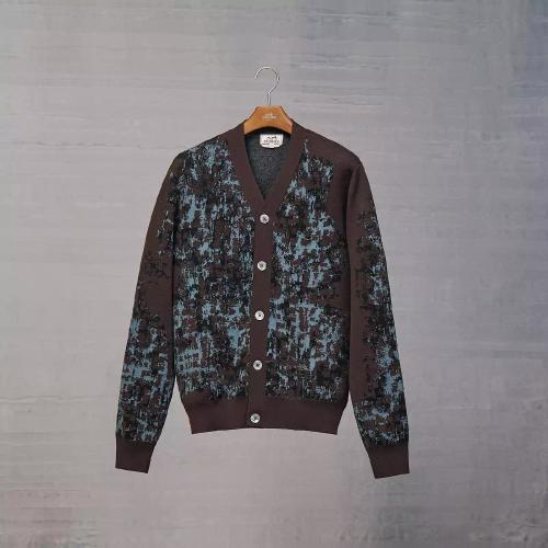  HERMES爱马仕 22年秋冬 男士 长袖衬衫 Cardigan boutonne H267260HA38LA