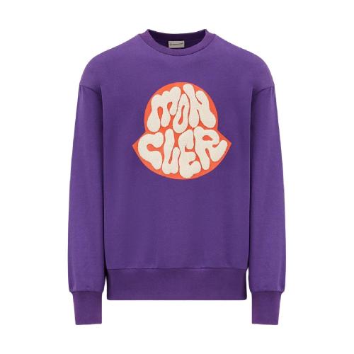  MONCLER蒙可蒙克莱 22年秋冬 男士 卫衣 Graphic Logo Sweatshirt H20918G00045809KR6_