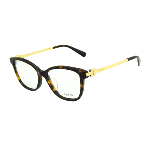 PORTS宝姿 时尚近视眼镜架 女 板材 合金 商务 经典 大框 白领 通勤 小脸镜框文艺复古潮POF13803