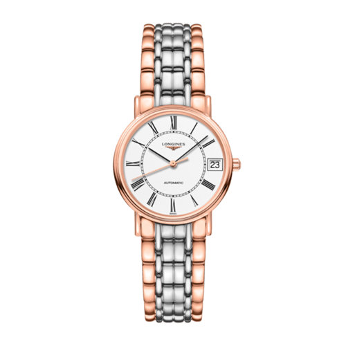 LONGINES/浪琴 时尚系列 精钢和红色PVD涂层 自动机械 女士腕表 L4.322.1.11.7