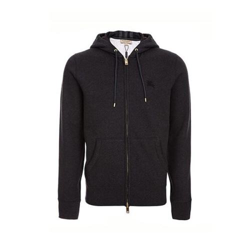 BURBERRY/博柏利  巴宝莉男装 时尚 连帽 男士黑色棉质外套夹克 40155581 HKY012467