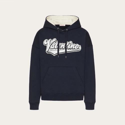  VALENTINO华伦天奴 22年秋冬 男士 卫衣 SWEAT-SHIRT EN COTON A_VEC éCUSSON VALENTINO BROD