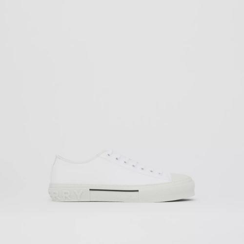 BURBERRY 22年秋冬 男士 徽标装饰棉质运动鞋 80523401