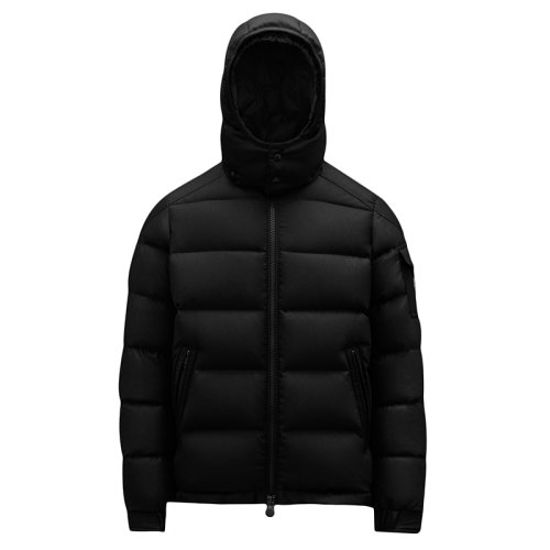 Moncler/蒙克莱 21年秋冬新款 Montgenevre系列 男士黑色轻质法兰绒羽绒服H20911A5370054272999