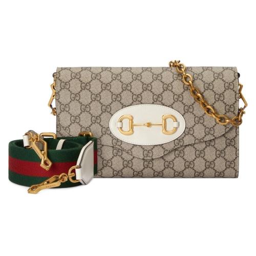  GUCCI古驰 22年秋冬 女士 Gucci 马衔扣1955系列小号手袋 677286 HUHHX 9759