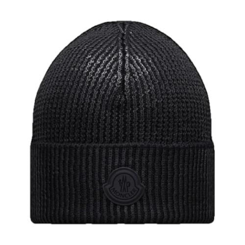  MONCLER蒙可蒙克莱 22年秋冬 女士 帽子 Shiny Wool Beanie H20933B00005M2022999