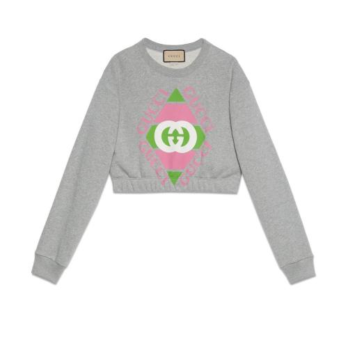  GUCCI古驰 22年秋冬 女士 平纹针织棉卫衣 717404 XJEV8 1230