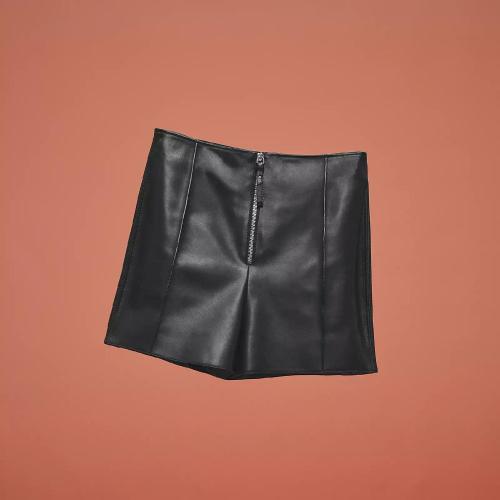  HERMES爱马仕 22年秋冬 女士 短裤 Short en cuir details smockes H2H1403D40236