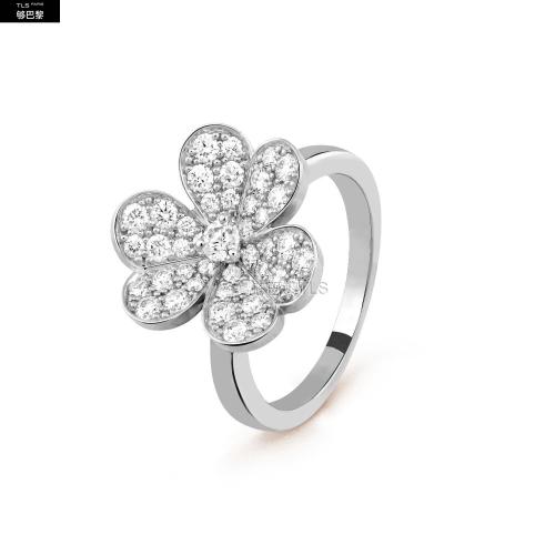  VCA梵克雅宝 22年秋冬 女士 戒指 Frivole戒指，单花 VCARD31600 预定商品1-3周发货