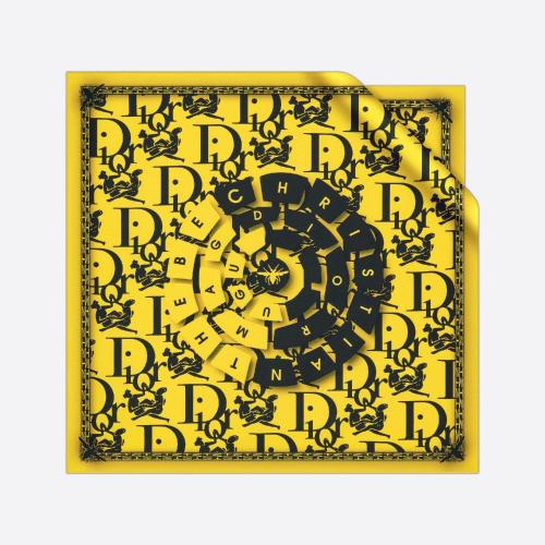  DIOR迪奥 22年秋冬 女士 围巾 Carre 90 THEBE MAGUGU AND CTAOP 31MAG090I620_C280