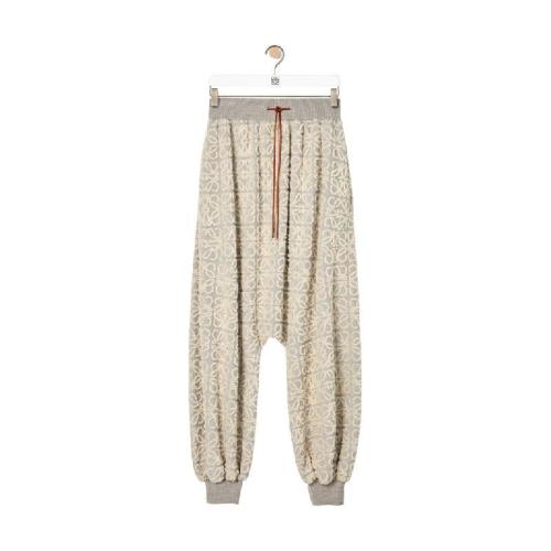  LOEWE罗意威 22年秋冬 女士 休闲裤 Anagram balloon sweatpants in cotton S359Y27X10-1692