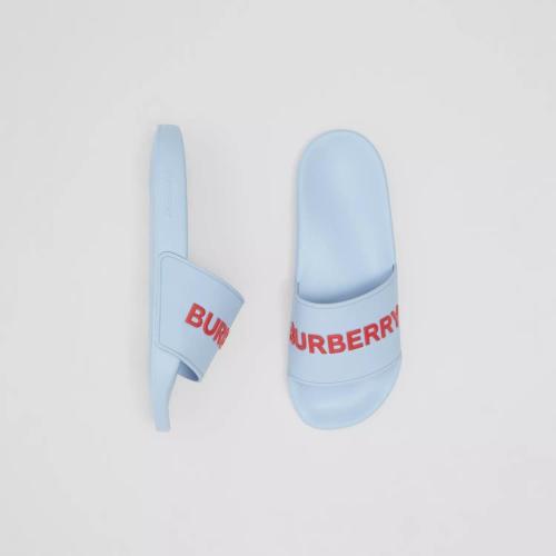  BURBERRY 22年秋冬 女士 徽标压花拖鞋 80588981