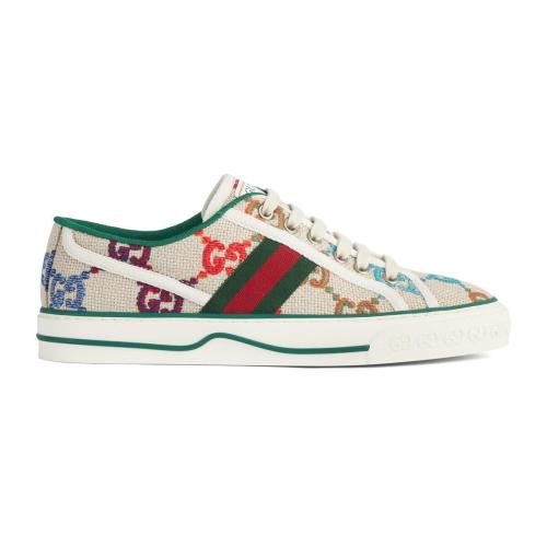  GUCCI古驰 22年秋冬 女士 Gucci Tennis 1977系列女士运动鞋 606110 UFT30 8466