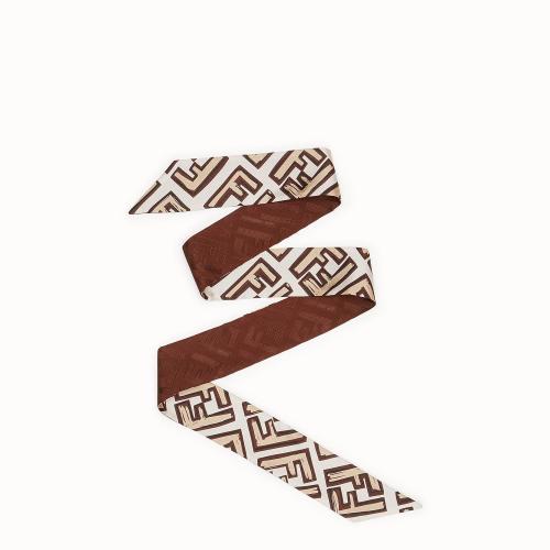  FENDI芬迪 22年秋冬 女士 丝巾 绑带 FXT011A668F0QB9