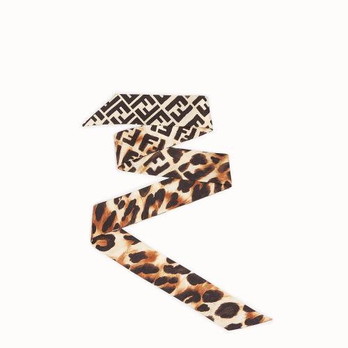  FENDI芬迪 22年秋冬 女士 丝巾 绑带 FXT011A6DLF15SH