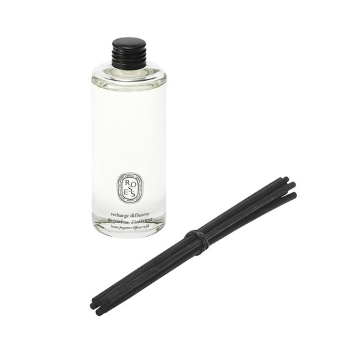 Diptyque蒂普提克 室内扩香摆件无火藤条香薰玫瑰200ml 补充装
