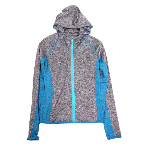 GeleiStory/GeleiStory 女士运动帽衫健身训练瑜伽上衣吸湿排汗速干运动外套女装＞女士外套＞女士夹克