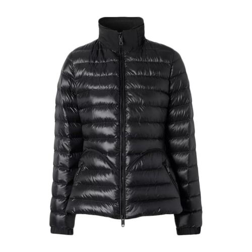  BURBERRY/博柏利 女士 黑色可收式兜帽羽绒服 80294731 PLFSX