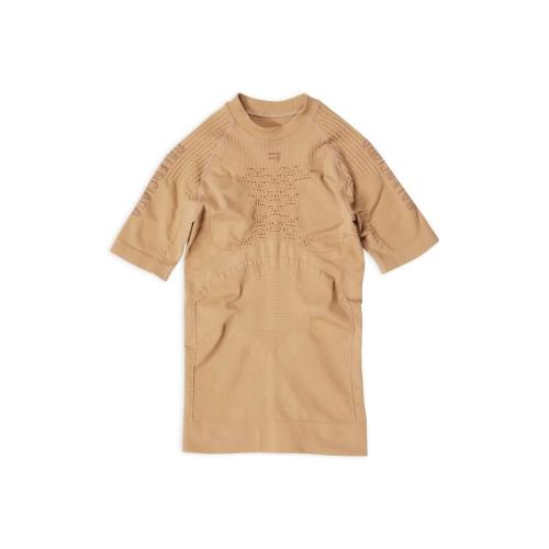  BALENCIAGA巴黎世家 22年秋冬 女士 短袖衬衫 Womens Sporty B Crewneck Short Sleeve Athleti