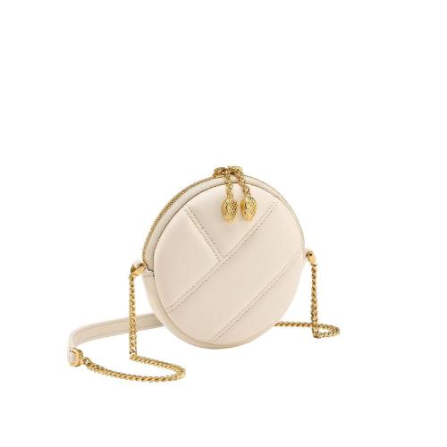  BVLGARI宝格丽 22年秋冬 女士 手提包 SERPENTI CABOCHON POCHETTE EN CUIR 292261292261