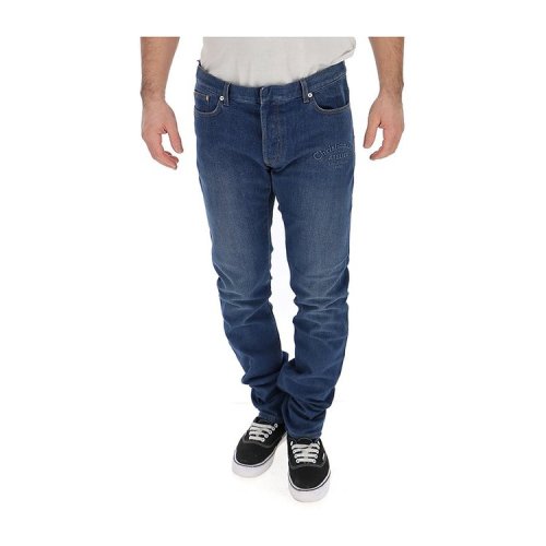 DIOR/迪奥   休闲裤 男士蓝色棉质牛仔裤 863DS13K0573530