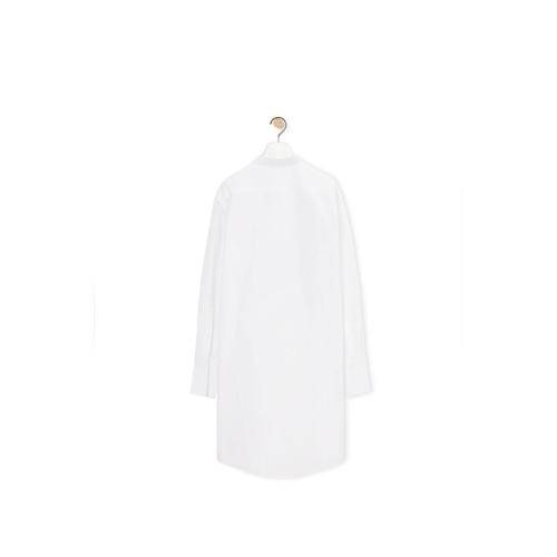  LOEWE罗意威 22年秋冬 女士 连衣裙 Pleated shirt dress in cotton S359Y09X77-2090