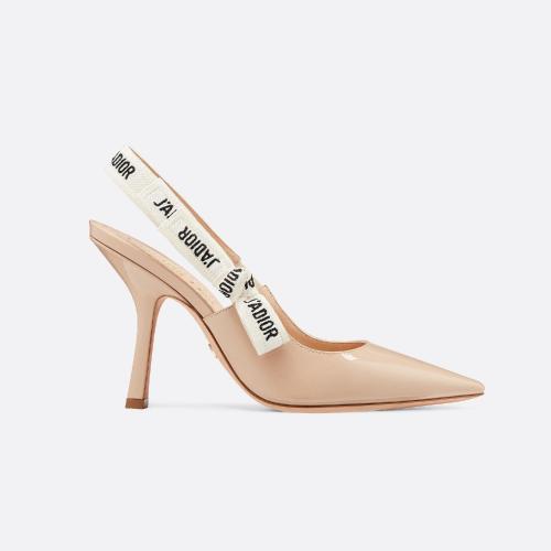  DIOR迪奥 22年秋冬 女士 高跟鞋 高跟鞋-裸色漆皮牛皮革 KCC201VNR_S12U 预定商品1-3周发货