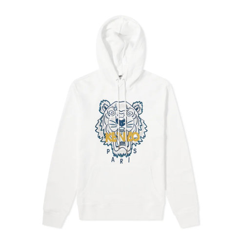 Kenzo/高田贤三 男士经典裁剪刺绣虎头图案卫衣连帽衫运动衫FB65SW3334XA多色可选