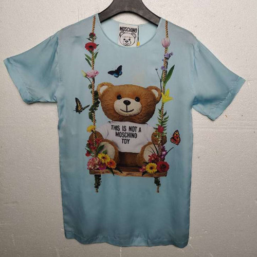 MOSCHINO/莫斯奇诺女士蓝色连衣裙DA043004581332瑕疵折扣