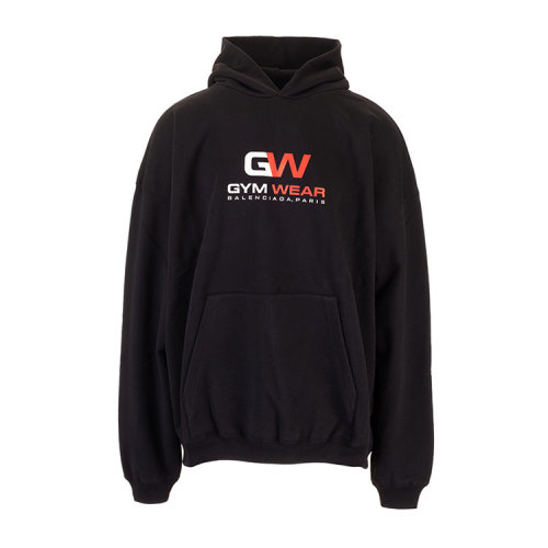 Balenciaga/巴黎世家  男士白色棉质经典时尚百搭秋冬连帽卫衣 620973TIVD41000