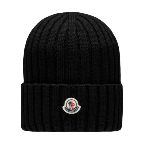  MONCLER蒙可蒙克莱 22年秋冬 女士 帽子 Ribbed Knit Wool Beanie H20933B00037A9327999