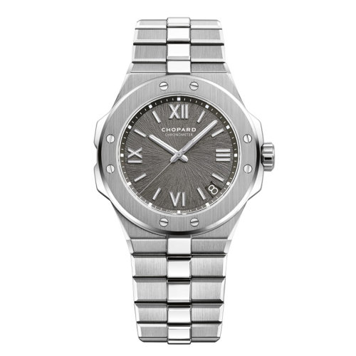  Chopard/萧邦 萧邦ALPINE EAGLE系列精钢自动机械灰色表盘男女同款腕表41毫米298600-3002