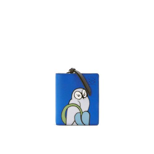  LOEWE罗意威 22年秋冬 女士 钱包 Owl compact zip wallet in classic calfskin C643Z41X10-51