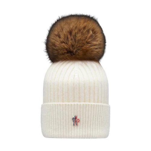  MONCLER蒙可蒙克莱 22年秋冬 女士 帽子 Cashmere Beanie With Pom Pom H20983B00011M1213034