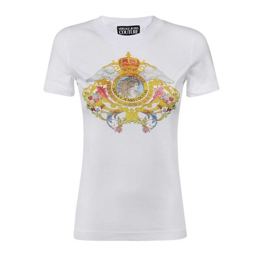  VERSACE JEANS COUTURE 女士印花棉质短袖T恤 B2HWA7KD 30457 003 PLFSX