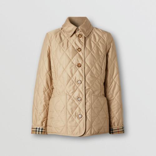  BURBERRY 22年秋冬 女士 菱形绗缝温控夹克 80498681