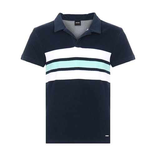 HUGOBOSS/雨果博斯 男士短POLO 男士棉质加绒款短袖POLO衫 50411815