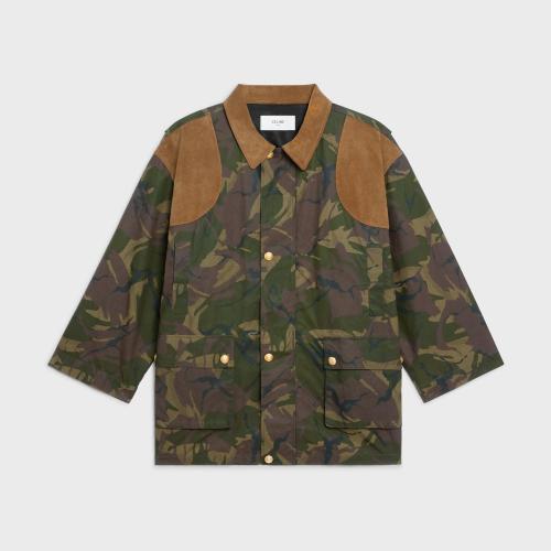  CELINE赛琳思琳 22年秋冬 女士 夹克 防水猎装_大衣 2W599145R.14ML