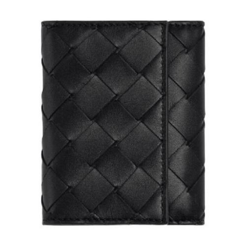  Bottega Veneta/葆蝶家 男士黑色羊皮革名片夹 667033 VCPQ4 8803 PLSX