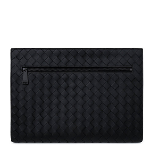 Bottega Veneta 宝缇嘉 男士 包袋  黑色编织手拿包