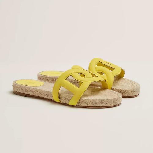  HERMES爱马仕 22年秋冬 女士 平底凉鞋 Espadrilles Famosa H222151Z 71360