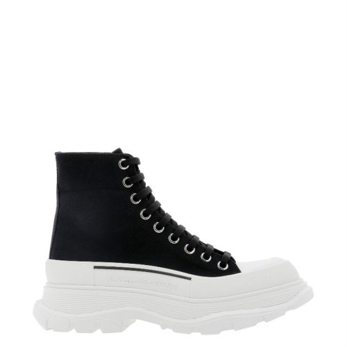 Alexander McQueen/亚历山大麦昆 女士女鞋 黑色 鞋头厚底 休闲运动鞋 611706W4MV21070